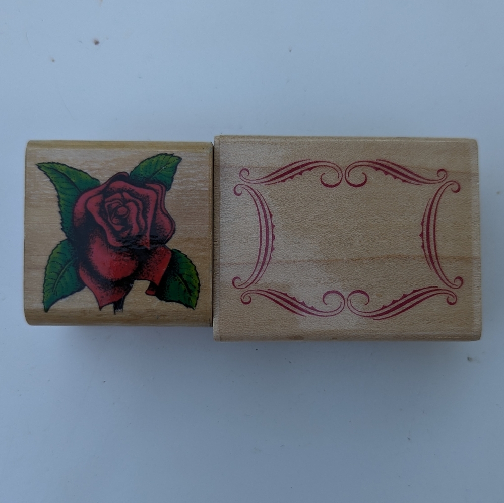 Rose Rubber Stamp